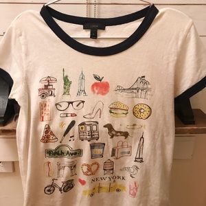 J. Crew Big Apple T-Shirt
